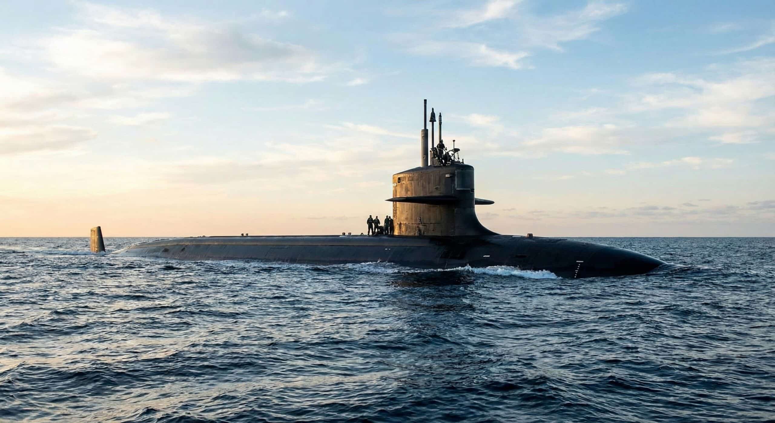 Defense maritime platform underway